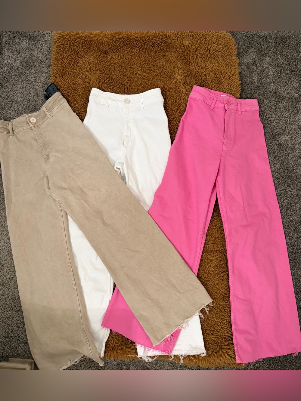 LOT: 3 Pairs of Zara Marine Straight Jeans